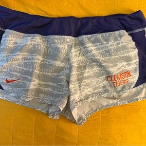 Clemson University Nike Dri-FIT Purple Athletic Shorts